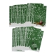25 Pcs Holiday Gift Loot Bag 13x23cm Green / Red