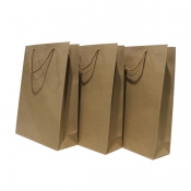 Buy 3 Pcs Kraft Brown Paper Bag Large online at Shopcentral Philippines.