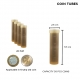 CLAS Coin Tubes for Coin Organization - can Secure up to 50 Coins Per Tube