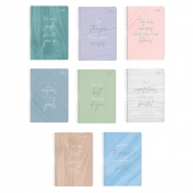 Buy Set of 8 Sterling Spiral Notebook 685 Linear Quotes 80 Leaves online at Shopcentral Philippines.