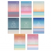 Buy Set of 8 Sterling Spiral Notebook 685 Sunset Quotes 80 Leaves online at Shopcentral Philippines.