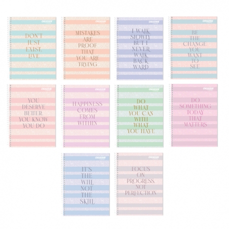 Buy Set of 10 Orions Glinting Lines Spiral Notebook 80 Leaves online at Shopcentral Philippines.