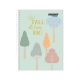 Set of 10 Orions Tree Patterns Spiral Notebook 80 Leaves