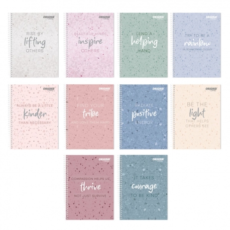 Buy Set of 10 Orions Benevolent Quotes Spiral Notebook 80 Leaves online at Shopcentral Philippines.