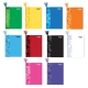 Set of 10 Orions Stripes Color Coding Solid Yarn Notebook 80 Leaves