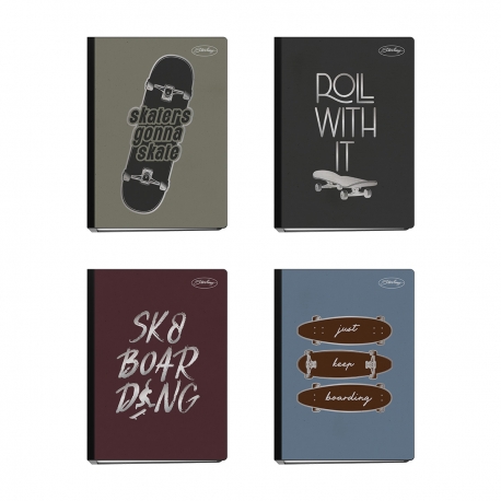 Buy Sterling Sk8board Clip Binder Notebook 685 Random Design online at Shopcentral Philippines.