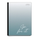 Sterling Minimal Ombre Clip Binder Notebook 685 Random Design
