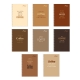 Set of 8 Avanti Caffeinated Spiral Notebook 80 Leaves