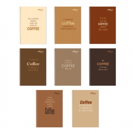 Buy Set of 8 Avanti Caffeinated Spiral Notebook 80 Leaves online at Shopcentral Philippines.