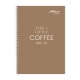 Set of 8 Avanti Caffeinated Spiral Notebook 80 Leaves