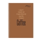 Set of 8 Avanti Caffeinated Spiral Notebook 80 Leaves