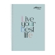 Set of 8 Avanti Colored Words Spiral Notebook 80 Leaves