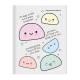Set of 8 Avanti Cute Mochi Composition Notebook 80 Leaves