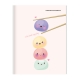 Set of 8 Avanti Cute Mochi Composition Notebook 80 Leaves