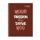 Set of 10 Orions Keep it Classy Spiral Notebook 80 Leaves