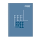 Set of 10 Orions Straight Line Spiral Notebook 80 Leaves