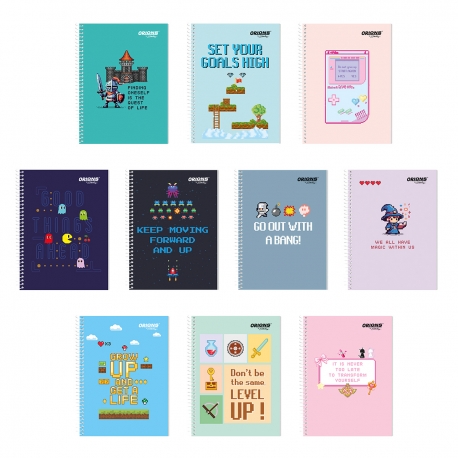 Buy Set of 10 Orions Retro Games Spiral Notebook 80 Leaves online at Shopcentral Philippines.