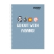 Set of 10 Orions Retro Games Spiral Notebook 80 Leaves