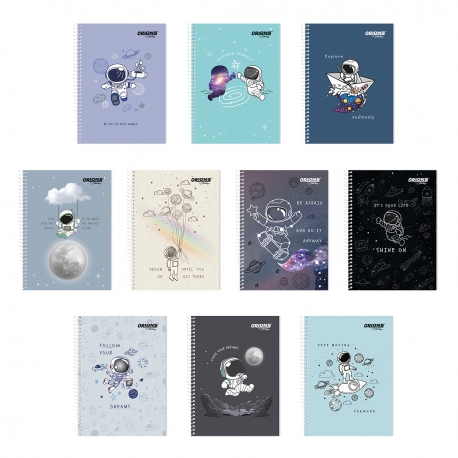 Buy Set of 10 Orions Astronaut Spiral Notebook 80 Leaves online at Shopcentral Philippines.