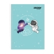 Set of 10 Orions Astronaut Spiral Notebook 80 Leaves