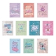 Set of 10 Orions Y2K Core Spiral Notebook 80 Leaves