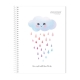 Set of 10 Orions Clouds and Smiles Spiral Notebook 80 Leaves