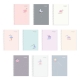 Set of 10 Orions Teeny Spiral Notebook 80 Leaves