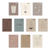 Buy Set of 10 Orions Coffee Enthusiast Spiral Notebook 80 Leaves online at Shopcentral Philippines.