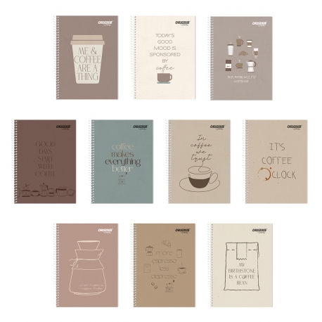 Buy Set of 10 Orions Coffee Enthusiast Spiral Notebook 80 Leaves online at Shopcentral Philippines.