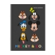 Set of 10 Orions Disney Mickey & Minnie Writing Notebook 80 Leaves