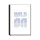 Sterling Geometric Typeface Clip Binder  Notebook 685 Random Design