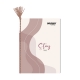 Set of 10 Orions Abstract Wave Yarn Notebook 80 Leaves