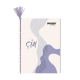 Set of 10 Orions Abstract Wave Yarn Notebook 80 Leaves