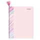 Orions Stripes Color Coding Pastel Yarn Big Notebook 8" x 10.5"  Random Color 80 Leaves