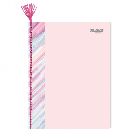 Buy Orions Stripes Color Coding Pastel Yarn Big Notebook 8" x 10.5"  Random Color 80 Leaves online at Shopcentral Philippines.