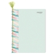 Orions Stripes Color Coding Pastel Yarn Big Notebook 8" x 10.5"  Random Color 80 Leaves