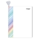Orions Stripes Color Coding Pastel Yarn Big Notebook 8" x 10.5"  Random Color 80 Leaves
