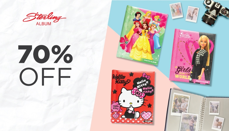 CHARACTER ALBUMS 70% OFF