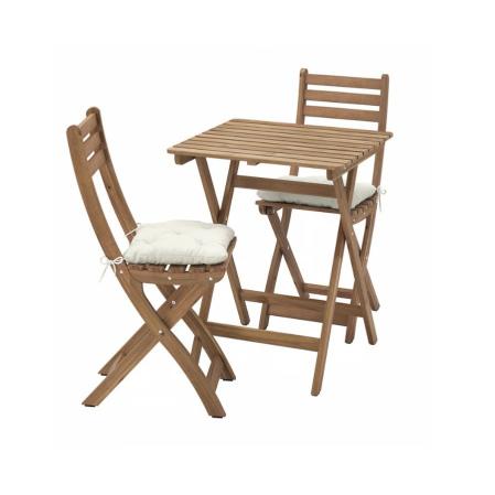 Mesa con sillas plegables ASKHOLMEN