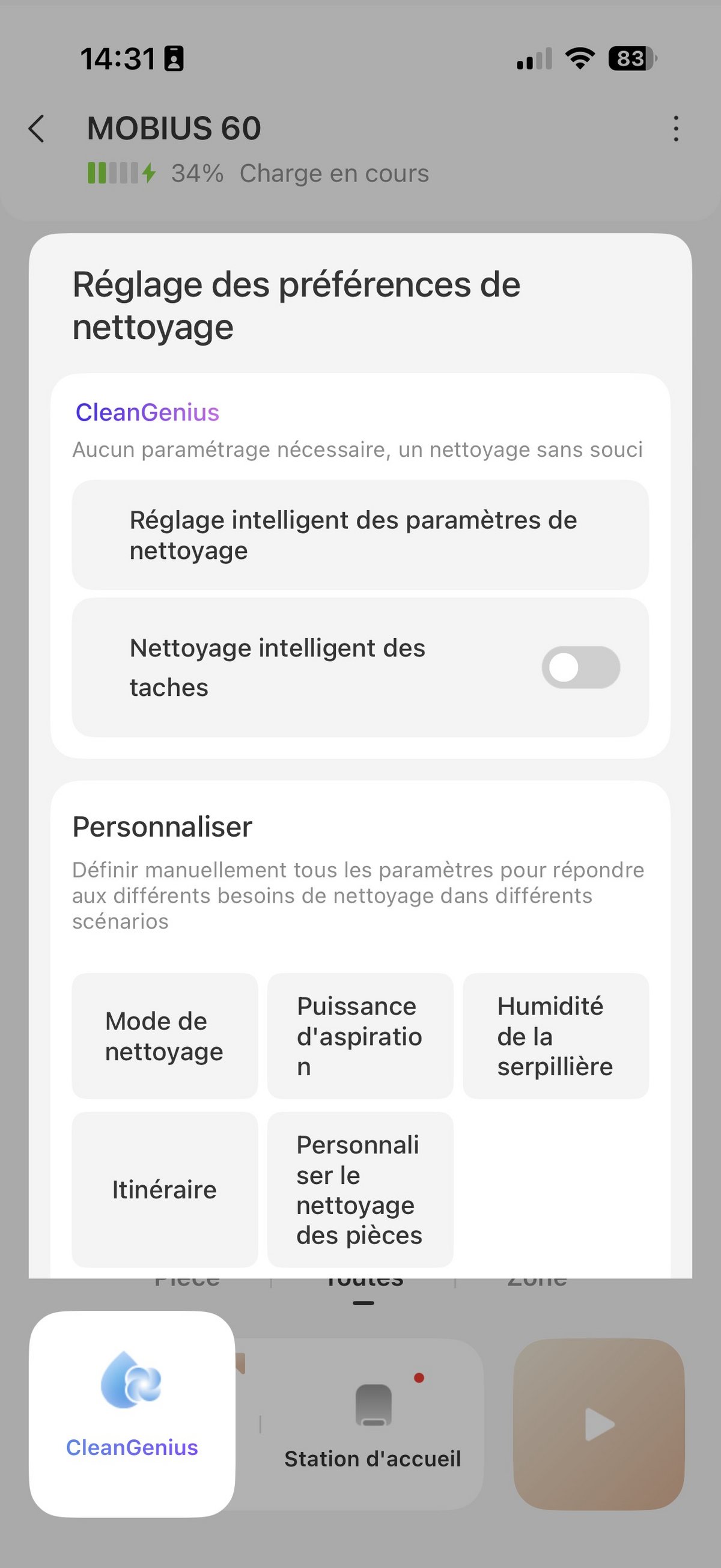 Mobius 60 Adjustments