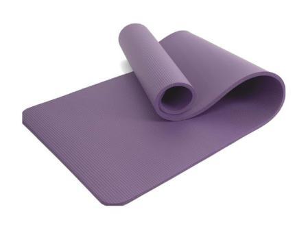 BESCH Esterilla de Fitness 185x61cm de Espuma NBR Alta Densidad para Gimnasia Estiramientos, Yoga, Pilates Antideslizante - Colchoneta Deporte Gruesa 12mm