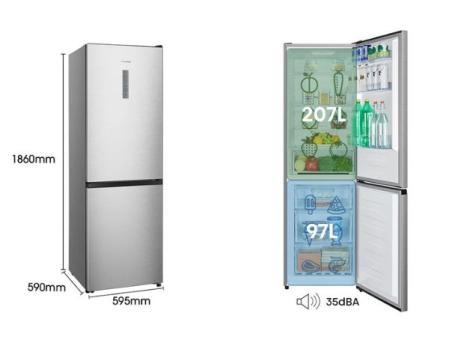 Frigorifico combi Hisense No Frost, Multi Air Flow - RB390N4BCC