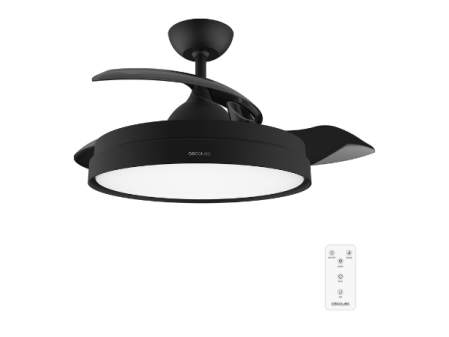 Ventilador de techo con luz Cecotec EnergySilence Aero 4280 Invisible Black