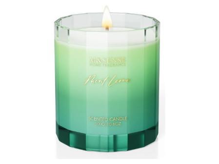 M&SENSE Vela perfumada en tarro | Velas perfumadas menta lima [Clase de eficiencia energética A+++]