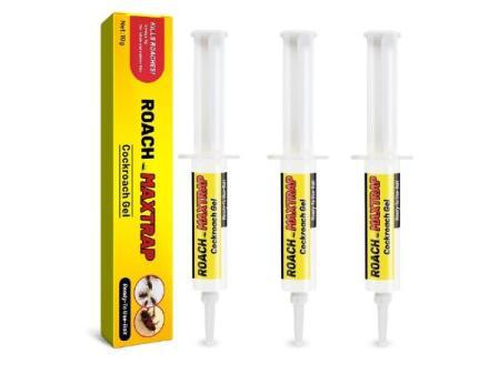 Cebo Profesional Potente Anticucarachas Gel,10G,3PC,Elimina Cucarachas Rápidamente,Resultados Rápidos