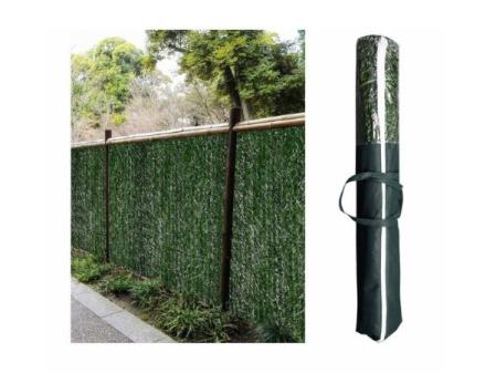 Jardin202 - Artificial Hedge Premium Green | 90% Obstruction | UV Resistant | Easy Installation Ideal for Garden, Balcony, Terrace | 1 x 3 Meters (Green)