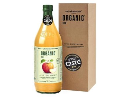 Vinagre de sidra de manzana orgánico de Eat Wholesome