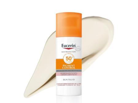 Sun Face Pigment Control Fluid FPS 50+ de Eucerin