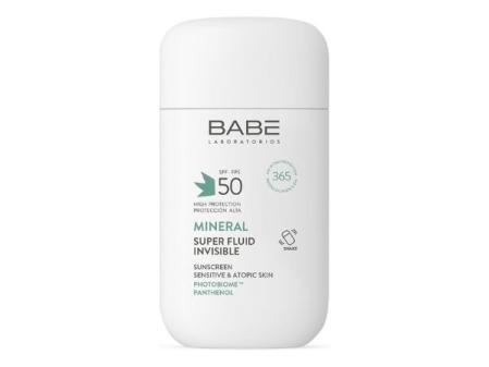 Super Fluid Mineral SPF 50 | Protector solar mineral de amplio espectro de Laboratorios Babé