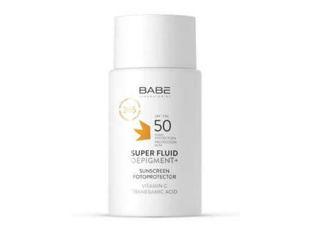 Super Fluid Depigment+ Fotoprotector SPF 50 de Laboratorios Babé
